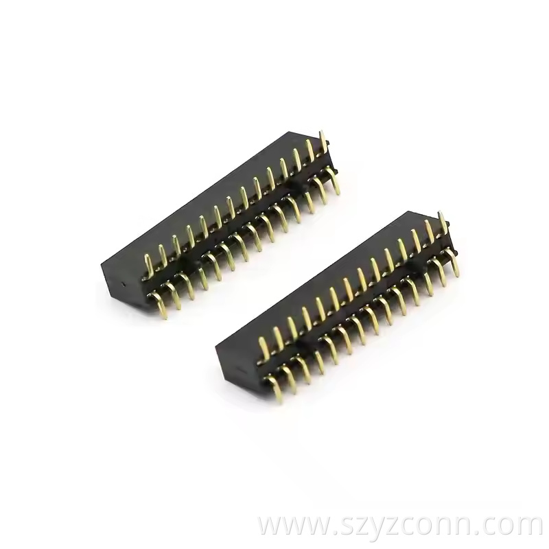 2.0mm Pitch Female Header Dual Row SMT With Post H6.35 22P-240P (2) 2.0mm Pitch Female Header Dual Row SMT With Post H6.35 22P-240P (2)